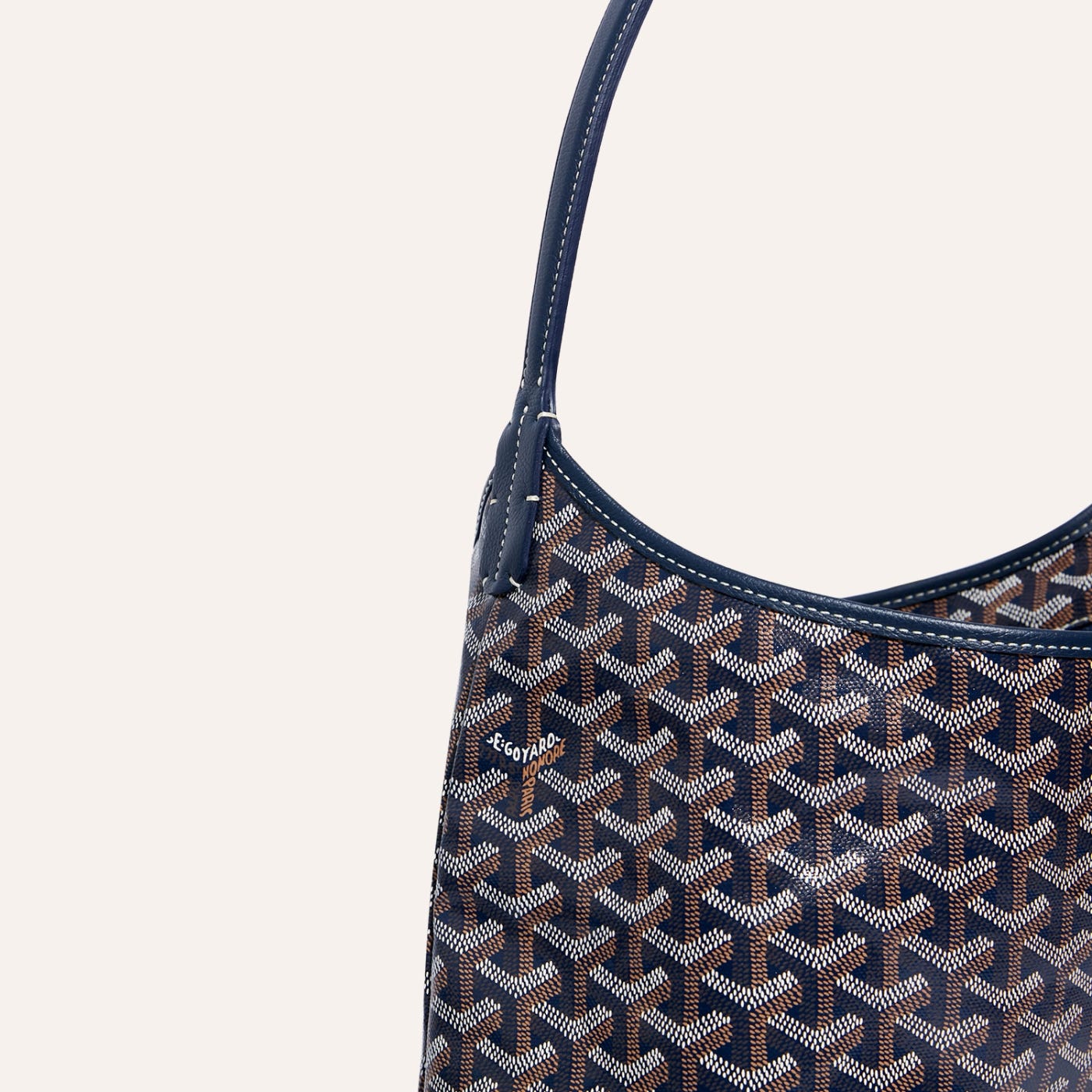 Goyard Bohème Hobo Bag Navy Blue - Image 4